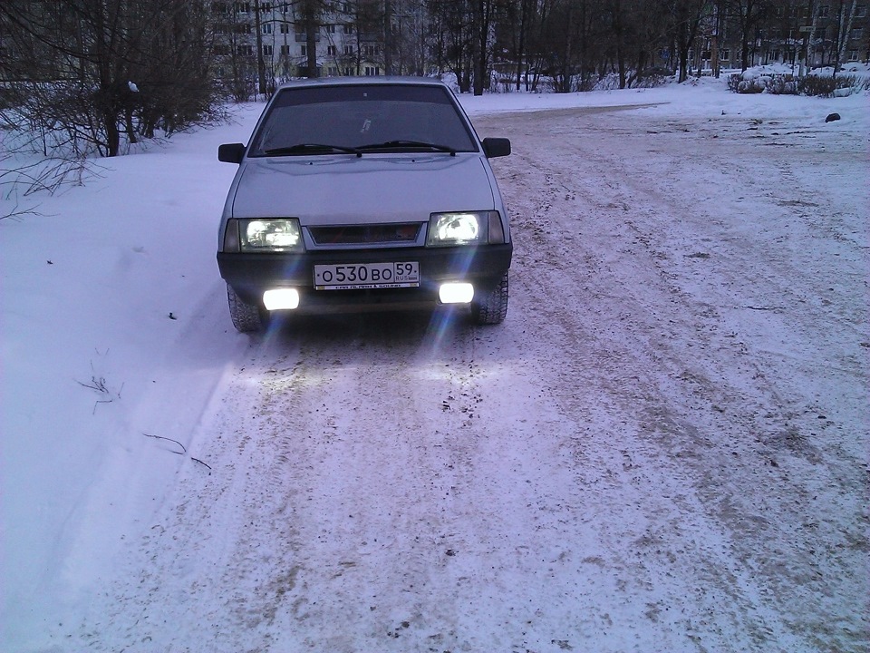 ПТФ с ксеном (5000К) — Lada 21093i, 1,5 л, 2005 года | аксессуары | DRIVE2