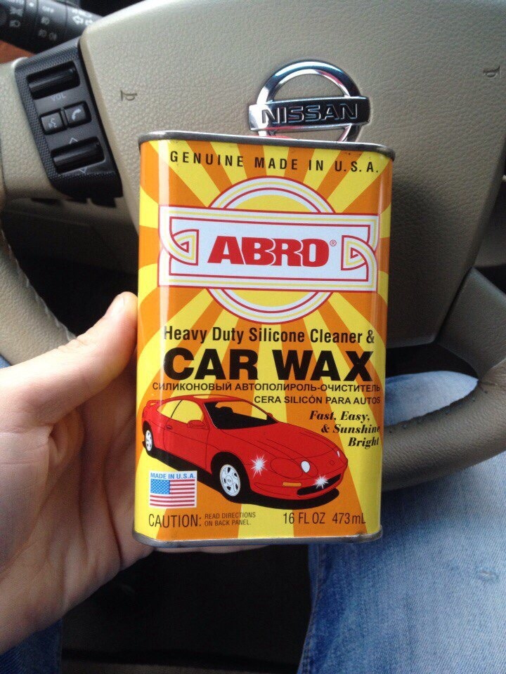 abro car wax автовоск Ниссан теана — Nissan Teana (J31), 2,3 л, 2007