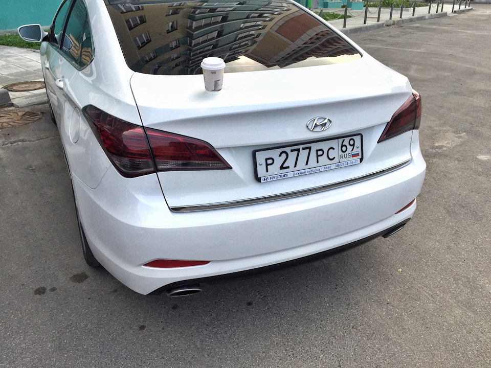 Результаты ремонта после ДТП — Hyundai i40, 2 л, 2014 года | кузовной ...