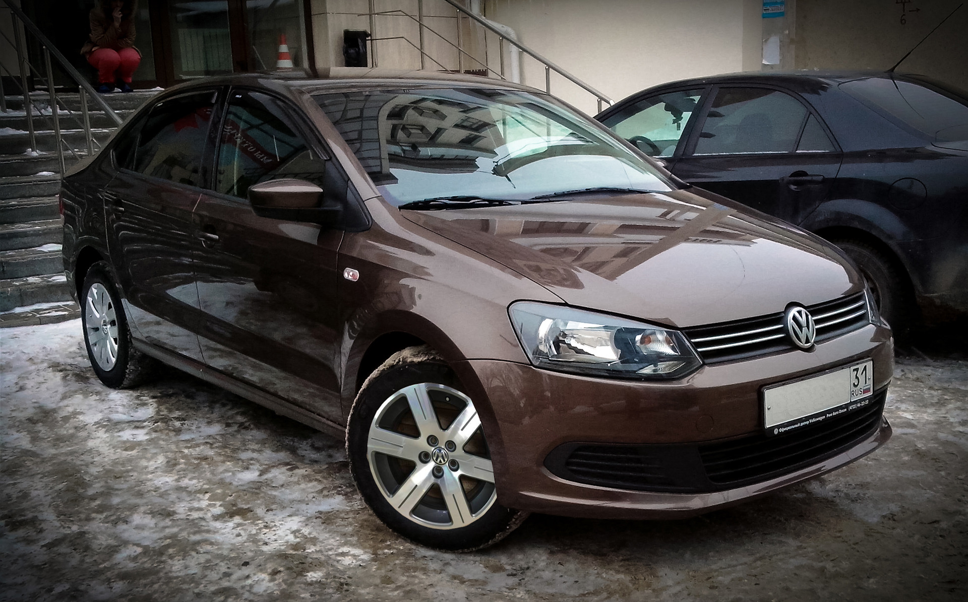 Volkswagen Polo sedan Brown