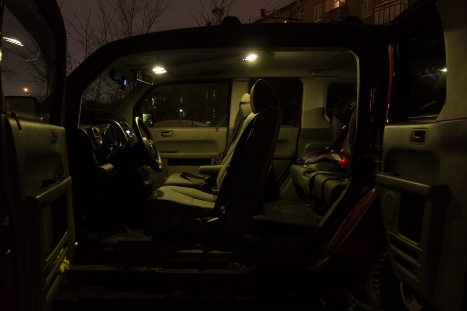 Свет в салоне — Honda Element, 2,4 л, 2010 года | тюнинг | DRIVE2