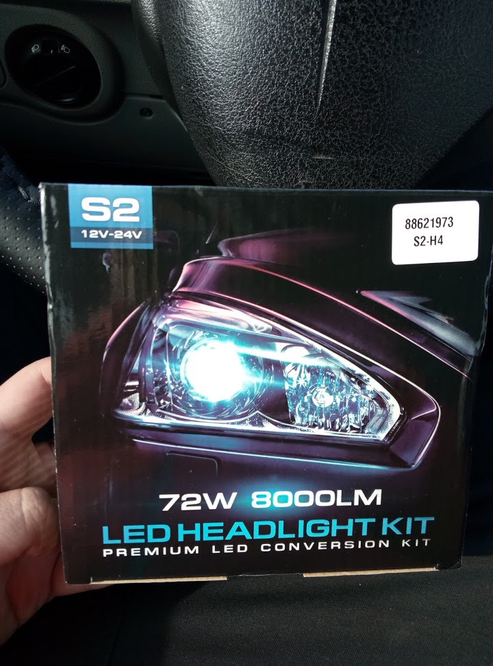 Да будет свет!Установка LED ламп в фары головного света вместо обычных ...