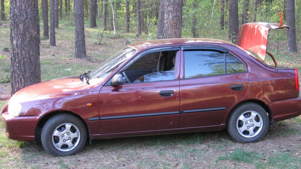 Антифриз для Hyundai Accent — Hyundai Accent (2G), 1,5 л, 2008 года ...