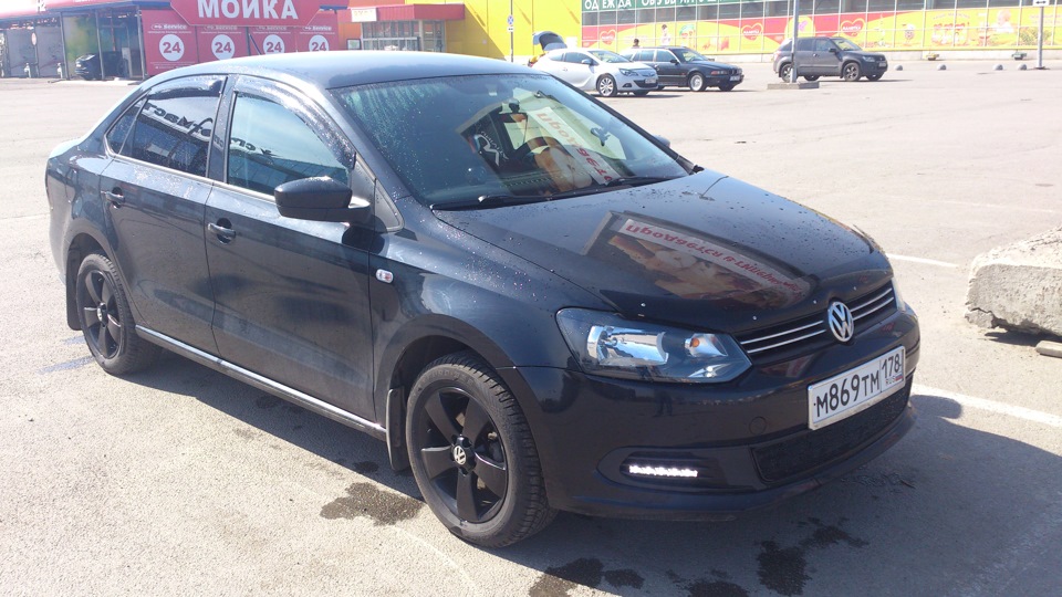 Задний усилитель бампера — Volkswagen Polo Sedan, 1,6 л, 2012 года ...