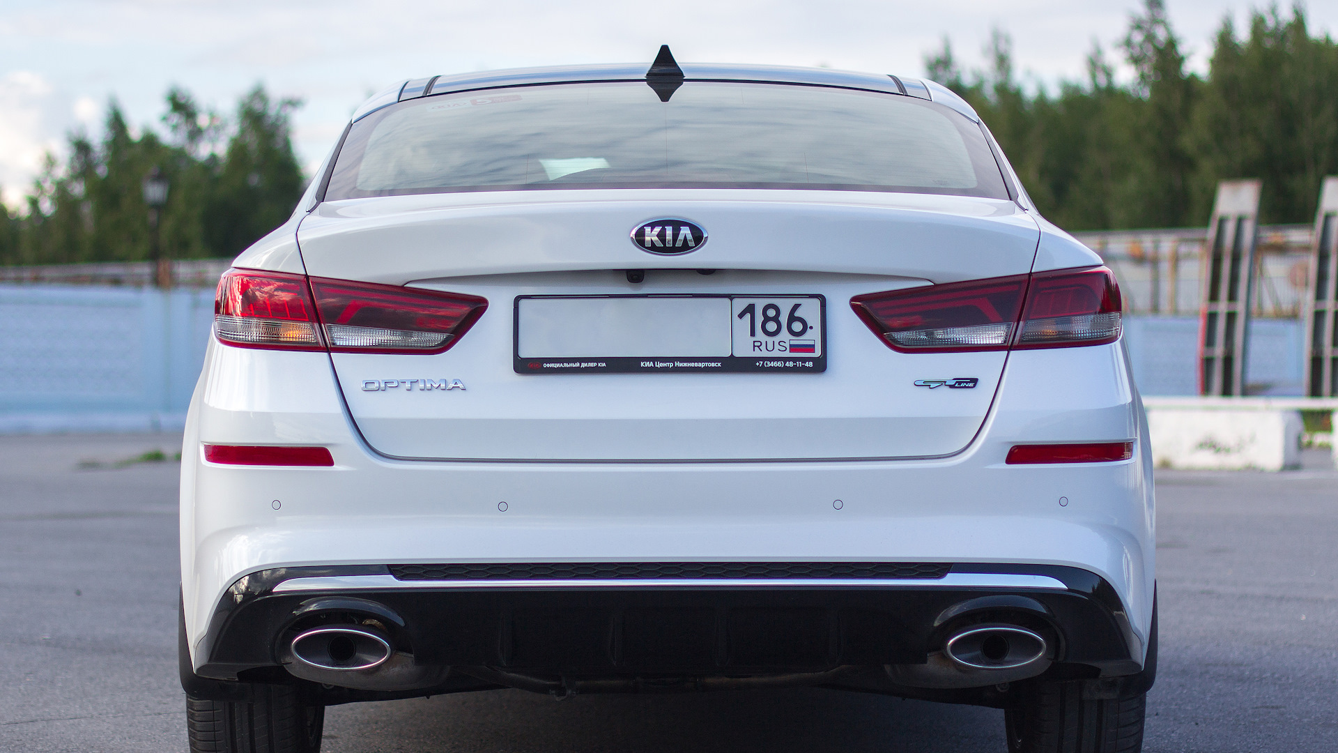 KIA Optima (4G) 2.4 бензиновый 2018 | GT Line White на DRIVE2