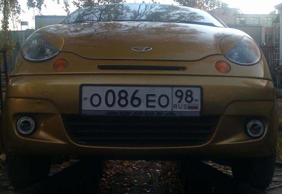 ПТФ с линзами — Daewoo Matiz (M100, M150), 0,8 л, 2004 года | тюнинг ...