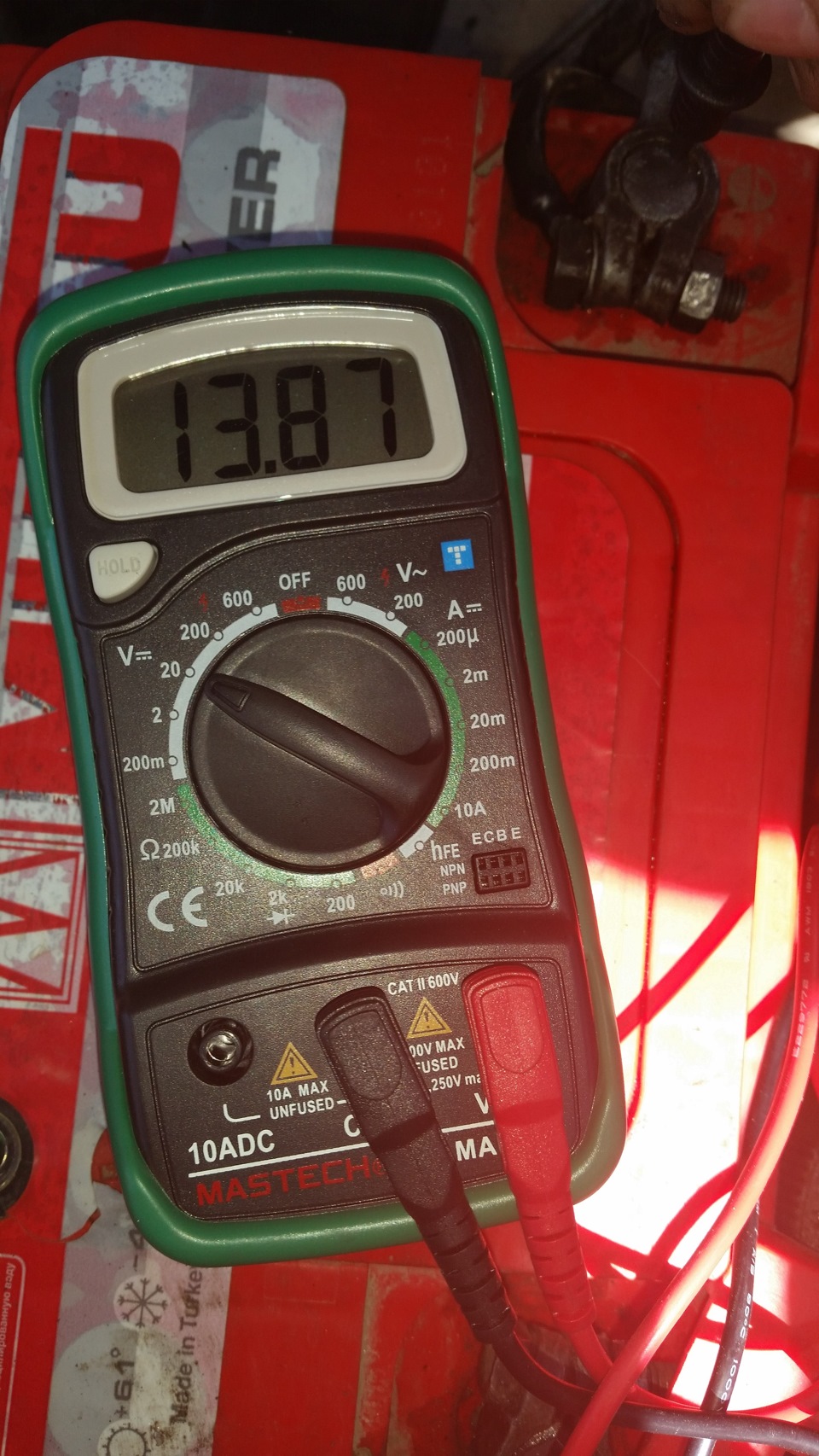 Замена провода генератора на большее сечение и дополнительная масса ...