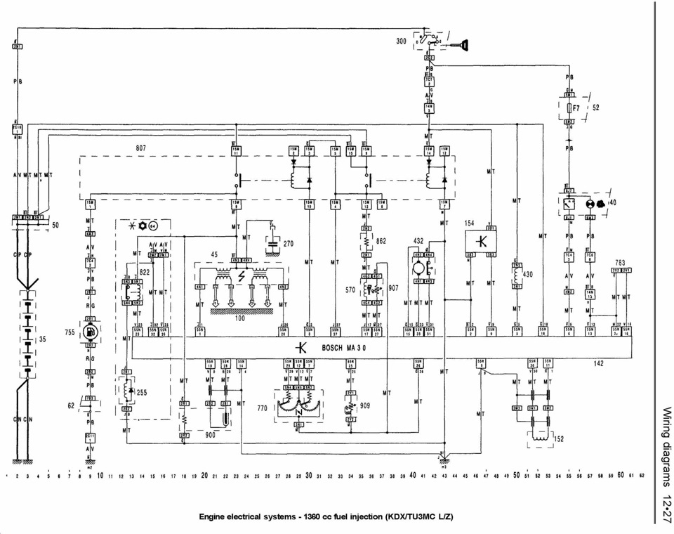 Схема электропроводки ситроен