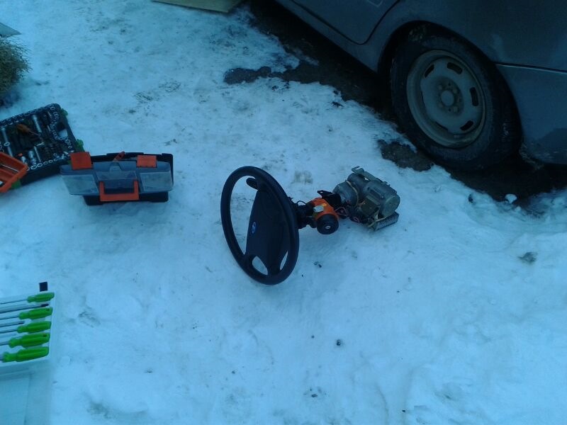 Замена тарельчатой пружины в рулевой рейке — Lada Калина хэтчбек, 1,6 л ...