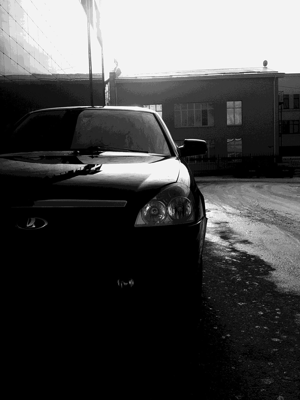 Немного зимних фотографий — Lada Приора хэтчбек, 1,6 л, 2010 года ...