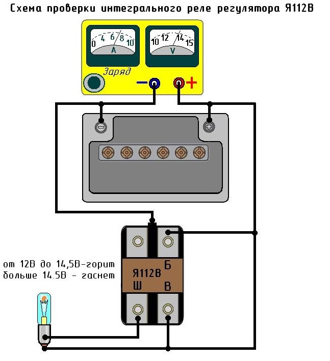 Я112б схема регулятора