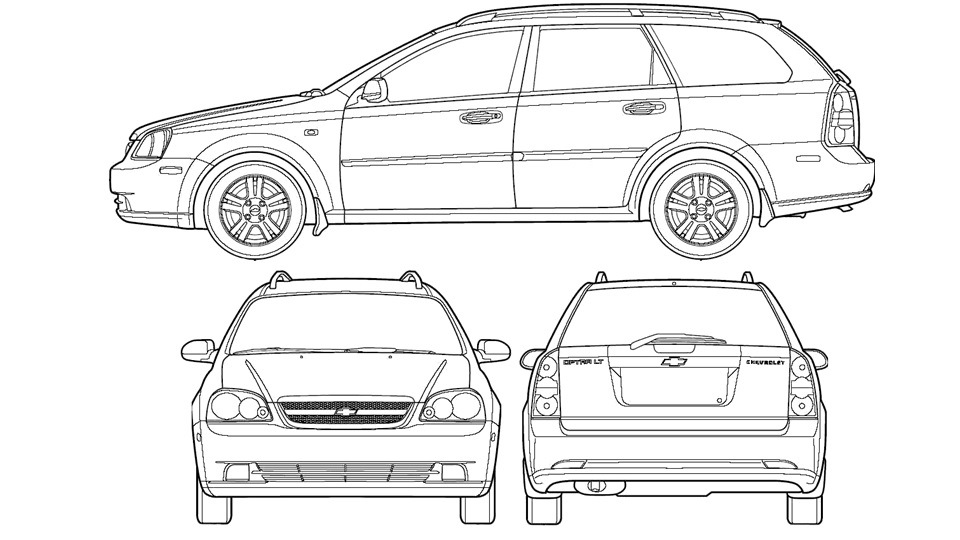 Рисунок шевроле лачетти хэтчбек