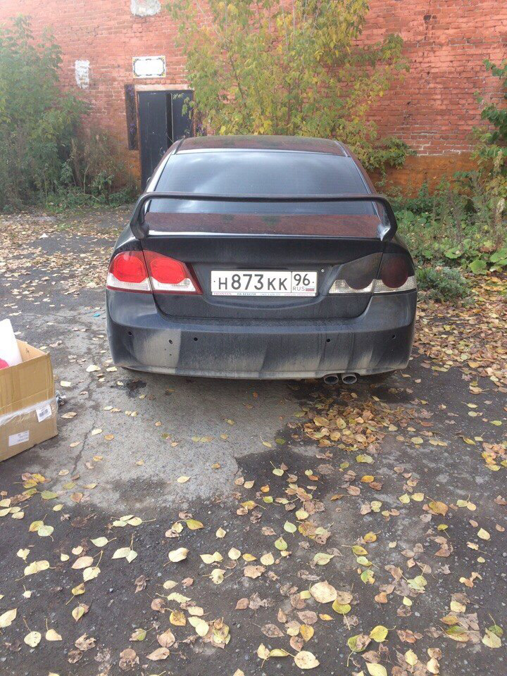 Маски на линзы — Honda Civic 4D (8G), 1,8 л, 2008 года | своими руками ...