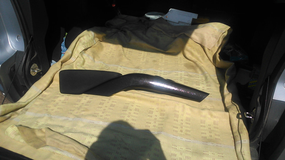 Продолжаем красить пластик салона — Mitsubishi Outlander XL, 2 л, 2010 ...