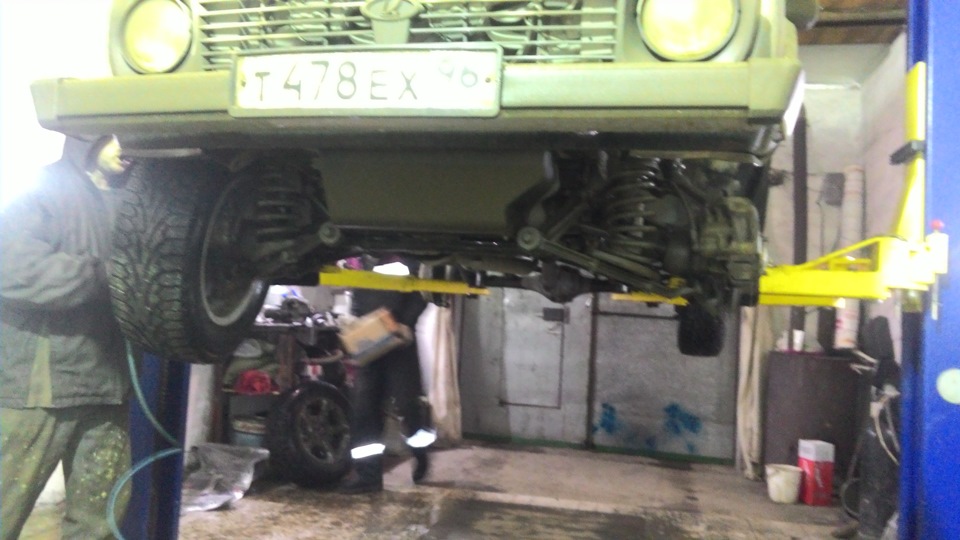 Замена пружин и реактивных тяг — Lada 4x4 3D, 1,7 л, 2011 года | своими ...
