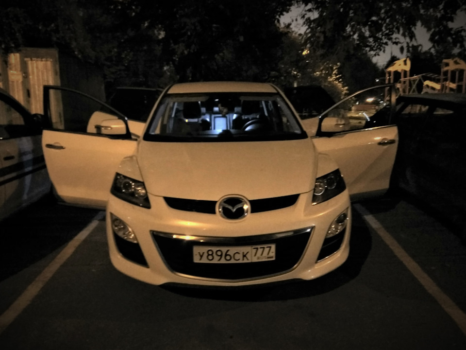 Чистка кондиционера средством Step UP. — Mazda CX-7, 2,3 л, 2011 года ...