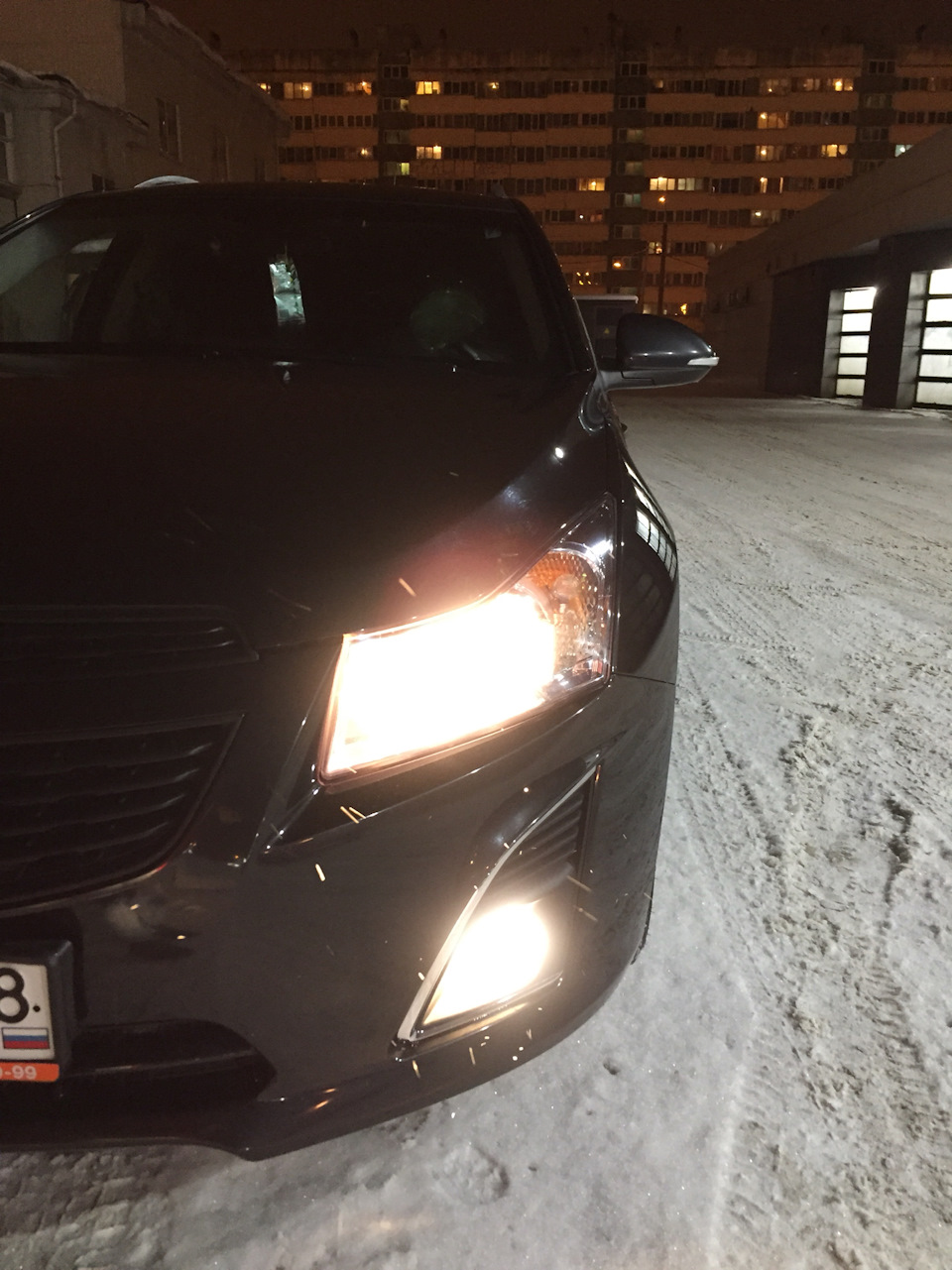 Установка ПТФ — Chevrolet Cruze Station Wagon, 1,6 л, 2014 года ...