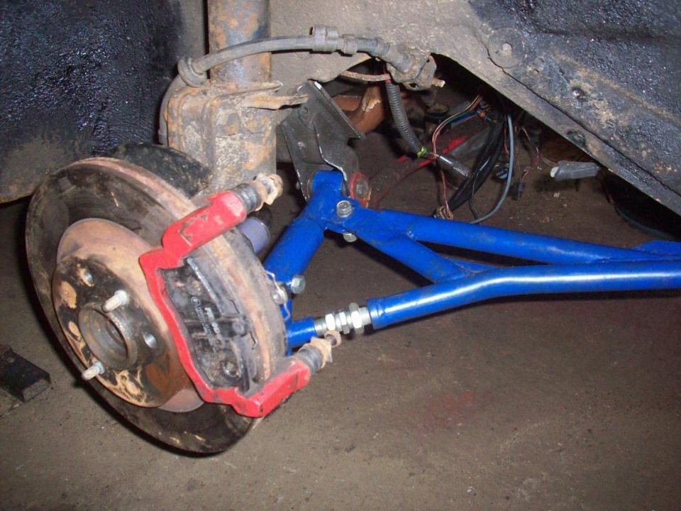 Ребилд передней подвески: установка треугольных рычагов, поперечины ...