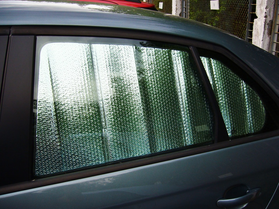 Защита салона Jetta V от солнца. — Volkswagen Jetta V, 1,6 л, 2008 года ...