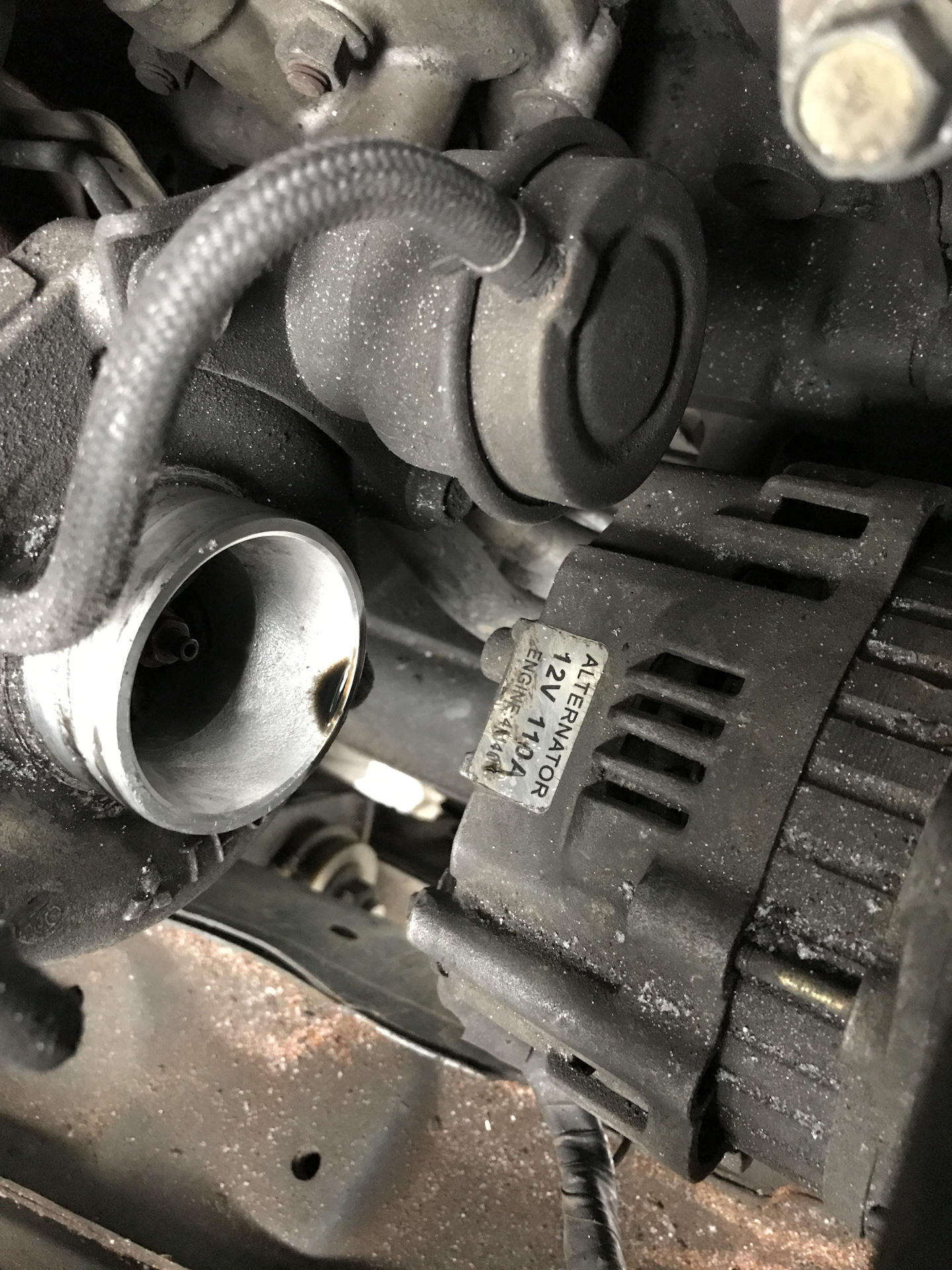 L200 как снять генератор
