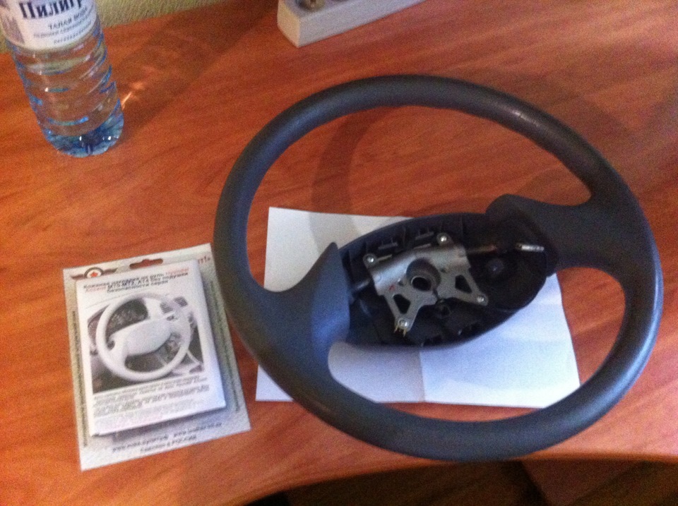 Перетяжка руля кожей-1. — Hyundai Accent (2G), 1,5 л, 2008 года ...