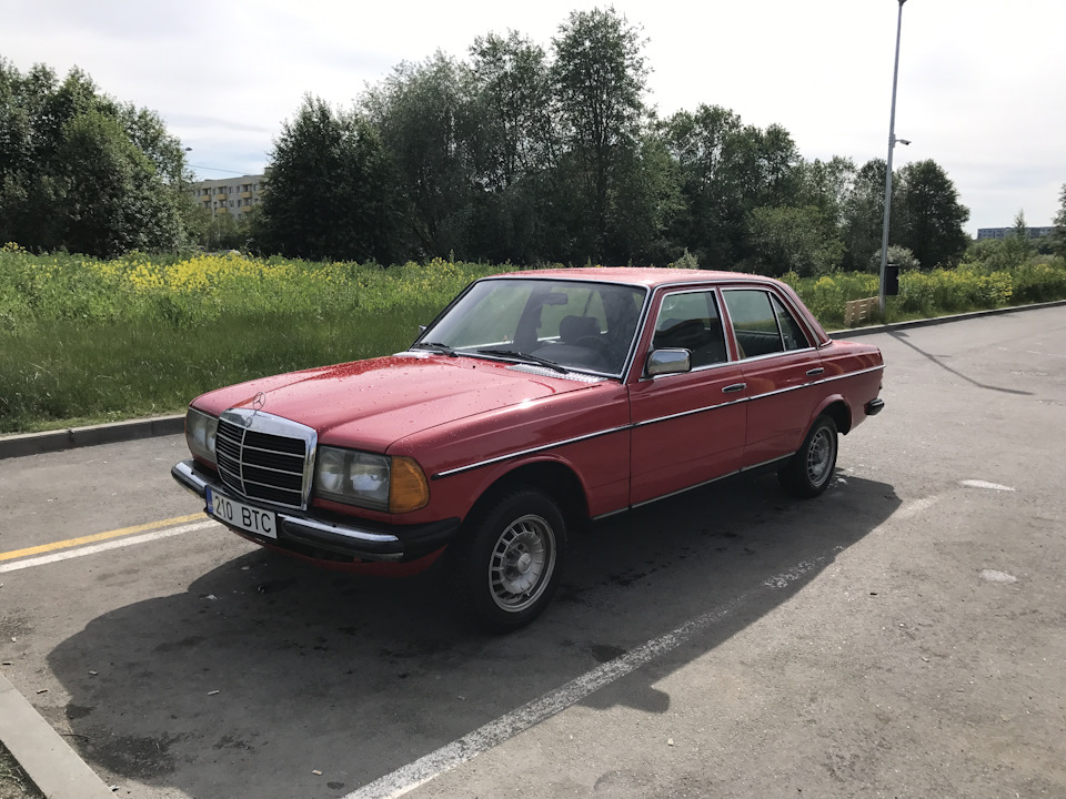 Примерка BBS — Mercedes-Benz W123, 2,5 л, 1982 года | фотография | DRIVE2
