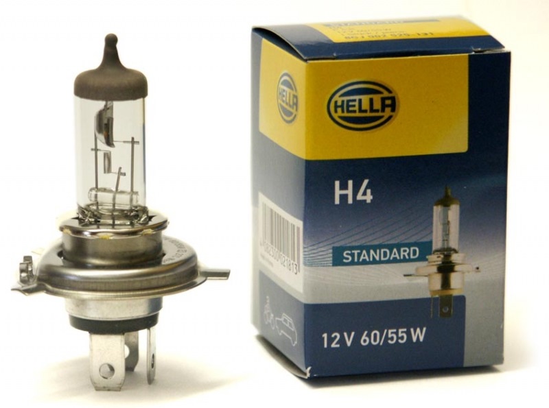 Лампочки H4 Hella 12V 60/55W (P43t) — Volkswagen Golf Mk3, 1,8 л, 1995 ...