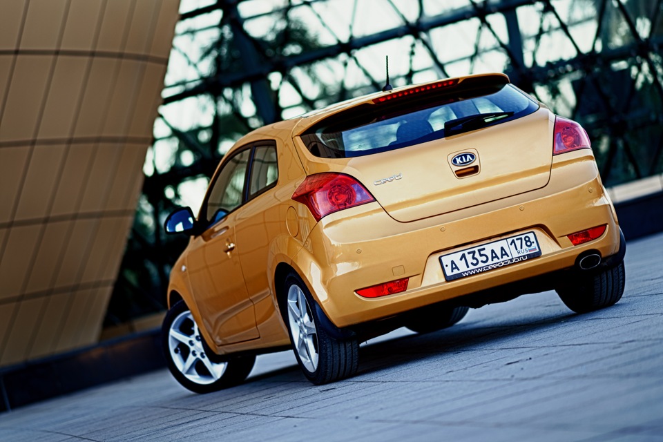 Просто симпатичная картинка — KIA Pro_Ceed (1G), 2 л, 2009 года ...