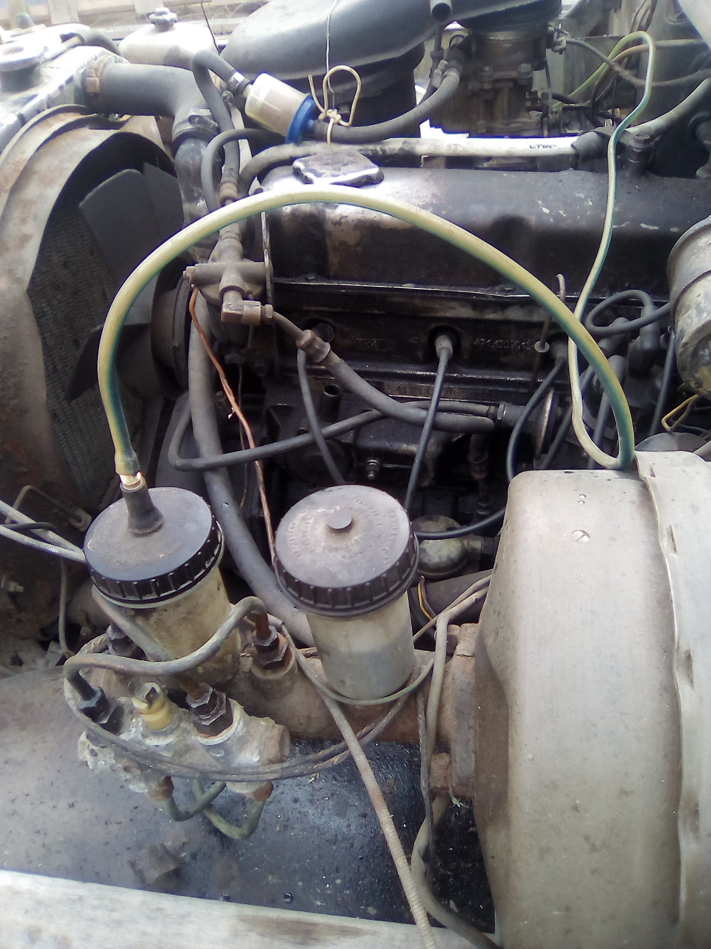 Прокачка тормозов воздухом. — УАЗ 3151, 2,5 л, 1998 года | своими ...