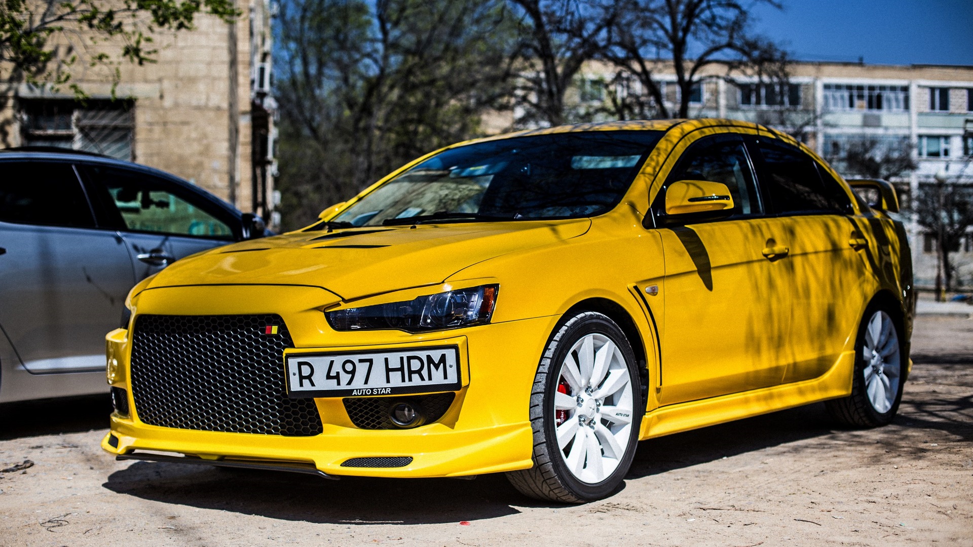 Mitsubishi Lancer X 2.0 бензиновый 2007 | 2.0 CVT желтая акула на DRIVE2