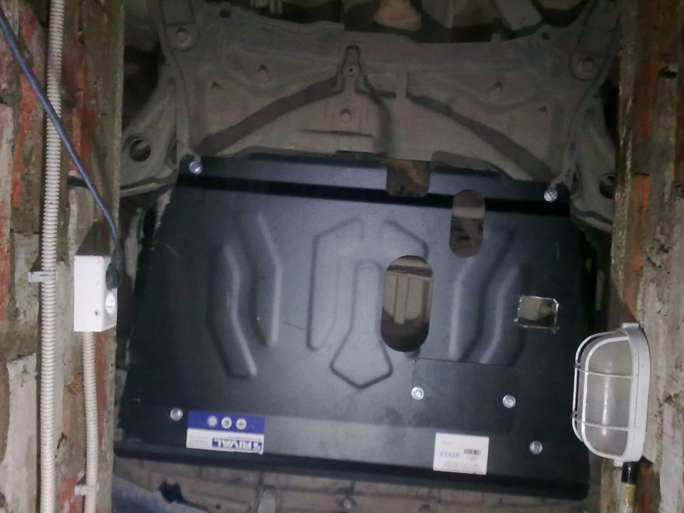 Защита картера — Toyota Yaris (p2), 1,5 л, 2006 года | своими руками ...