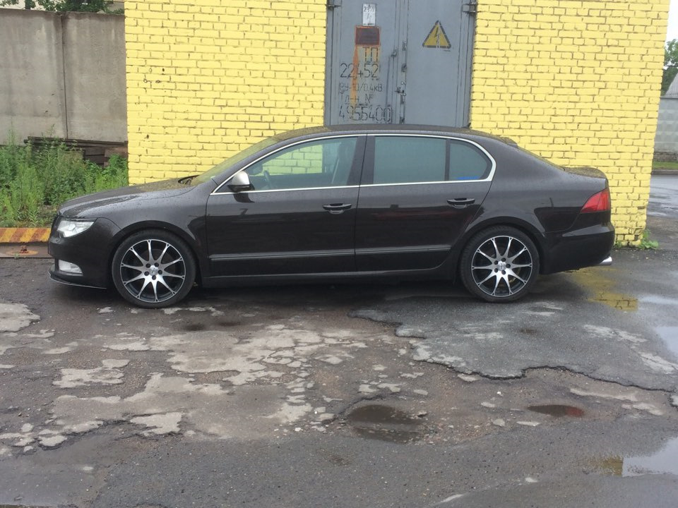 Распорка передних стоек — Skoda Superb Mk2, 2 л, 2012 года | аксессуары ...