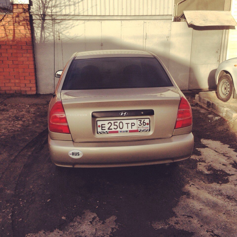 Пленка оракл — Hyundai Accent (2G), 1,5 л, 2004 года | просто так | DRIVE2