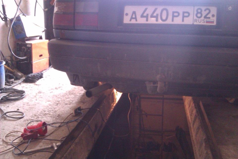 №10 глушитель — Volkswagen Passat B3, 1,8 л, 1990 года | своими руками ...