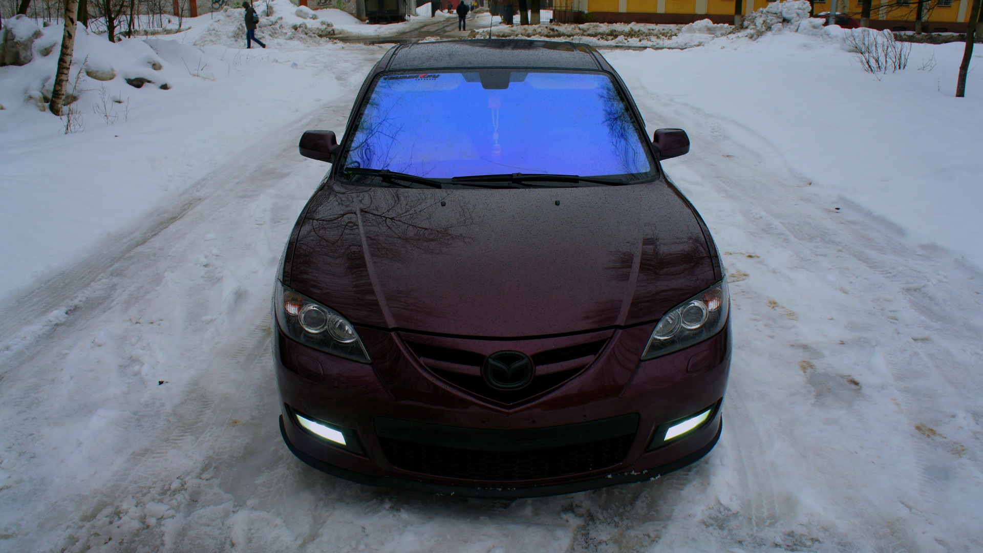 Mazda 3 (1G) BK 2.0 бензиновый 2007 | темная вишня 🔰 на DRIVE2