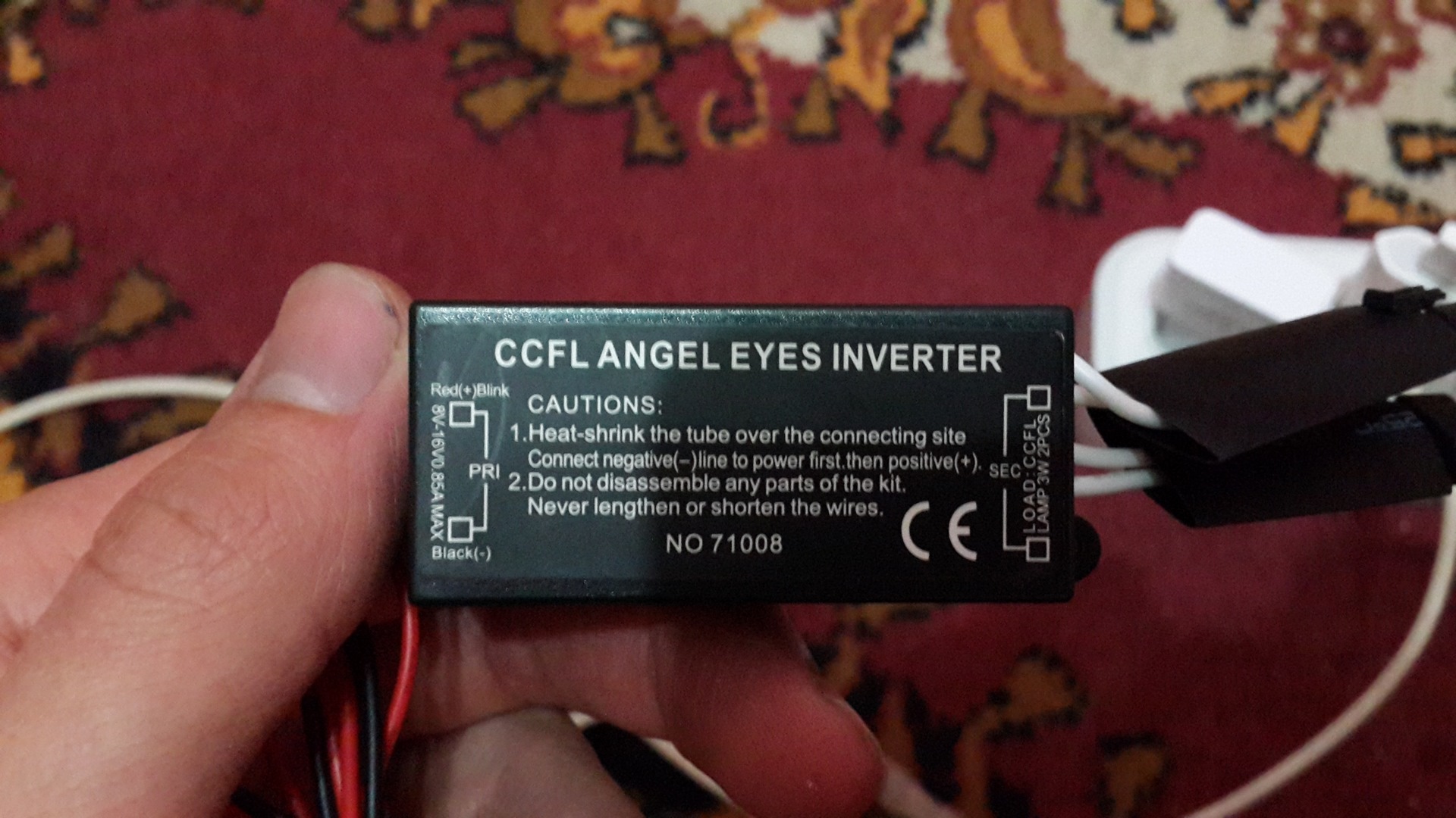 Ccfl angel eyes inverter схема