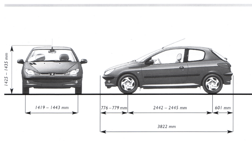 peugeot 206 silver