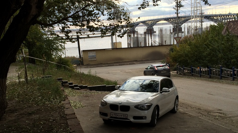 BMW 1 series Белая злодейка