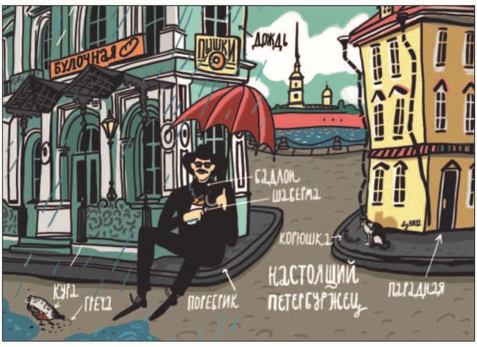 Привет из петербурга открытка