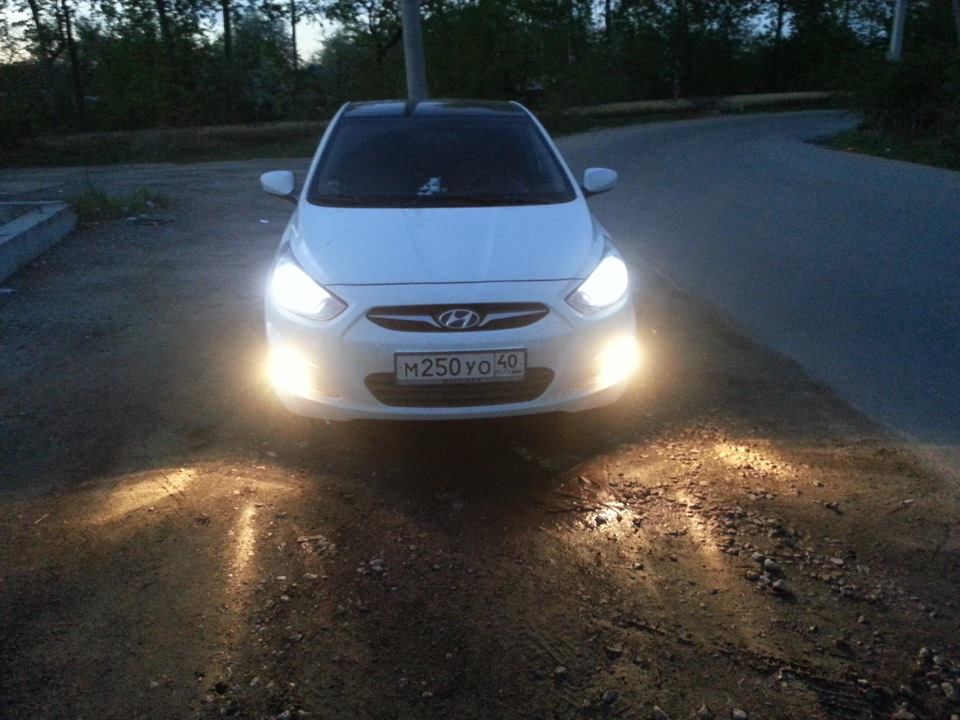 Габариты… — Hyundai Solaris (1G), 1,6 л, 2012 года | своими руками | DRIVE2