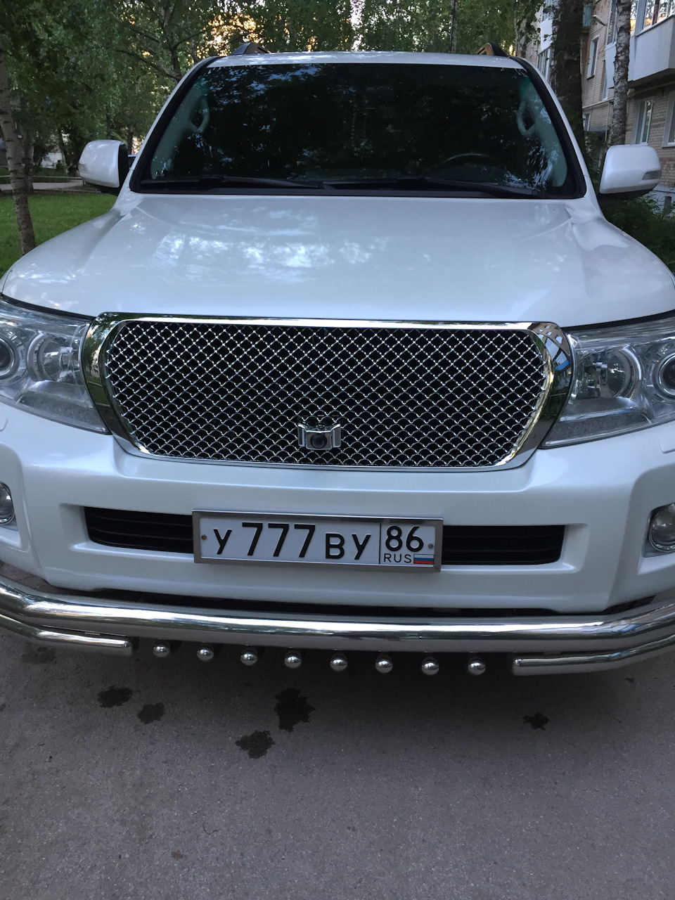 Антигравийка — Toyota Land Cruiser 200, 4,6 л, 2014 года | тюнинг | DRIVE2