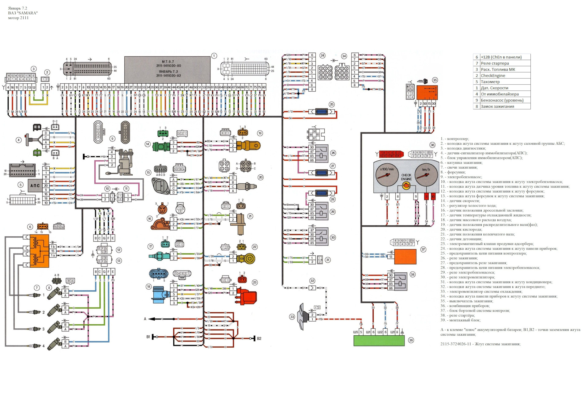 Схема январь 5.1 ваз. Схема ЭБУ ВАЗ 2110. Схема январь 7.2 8кл 2114. Схема подключения ЭБУ ВАЗ 2112. Схема ЭБУ январь 5.1.
