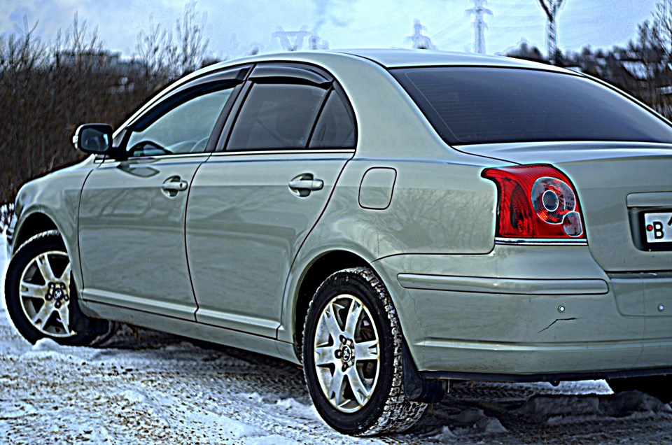 помыл, и новый обьектив пробую! — Toyota Avensis II, 2 л, 2007 года ...