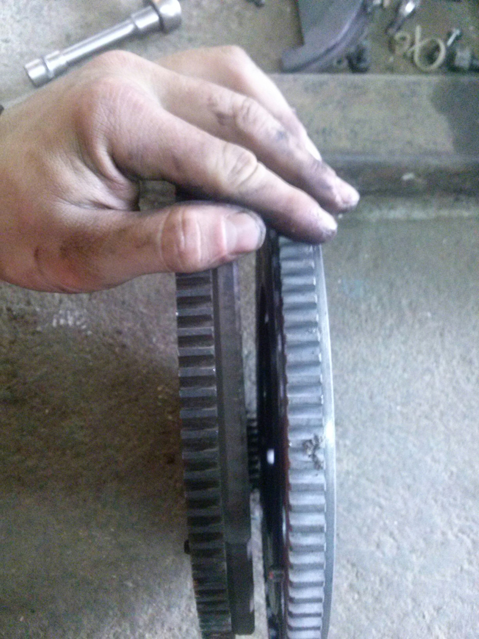 Облегченный маховик и сцепление от ваз 2110 — Lada 21093i, 1,5 л, 2002 ...