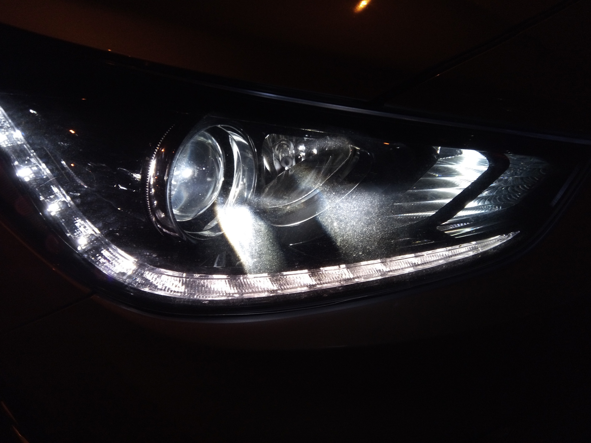 Hyundai Solaris 2014 лампочки линзы