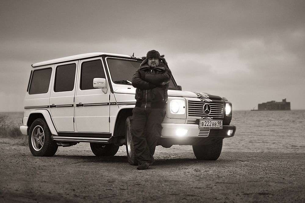 Mercedes Benz g55 AMG бандит