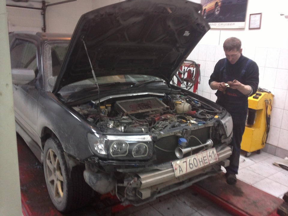 REPEAT, подключение глазок — Subaru Forester (SG), 2 л, 2003 года ...