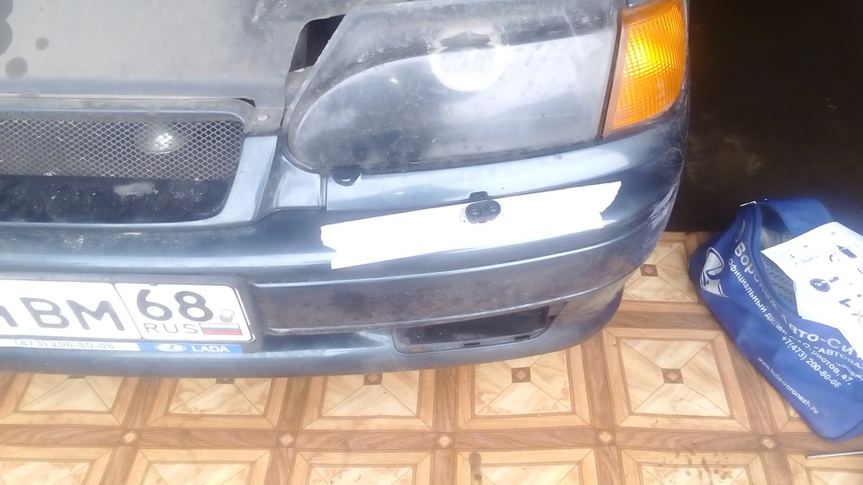 Омыватель фар СКИФ. Установлен. — Lada 2115, 1,6 л, 2012 года ...