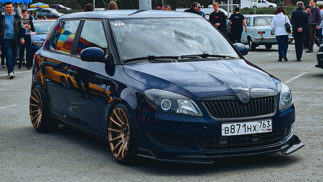 Skoda Fabia Mk2 1.2 бензиновый 2011 | “Stance” на DRIVE2