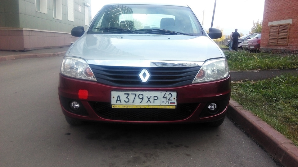 Установка ПТФ — Renault Logan (1G), 1,4 л, 2007 года | тюнинг | DRIVE2